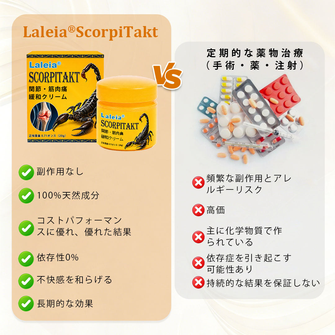 Laleia® ScorpiTakt 関節・筋肉ケア軟膏