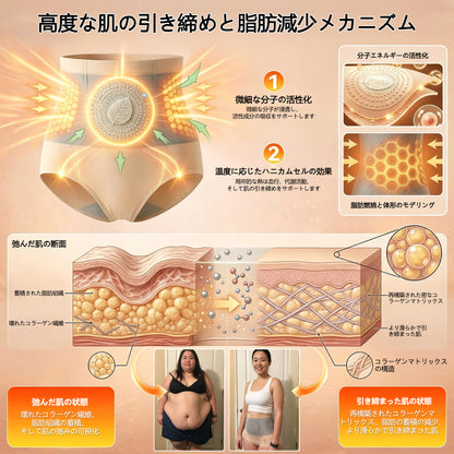 🛡️オフィシャル・ブランド・スト ア | ✅ Laleia® 2026 モリンガ＆ベルベリン 4-in-1 マイクロパーティクル スカルプティング＆ ファット・バーン・ショートス