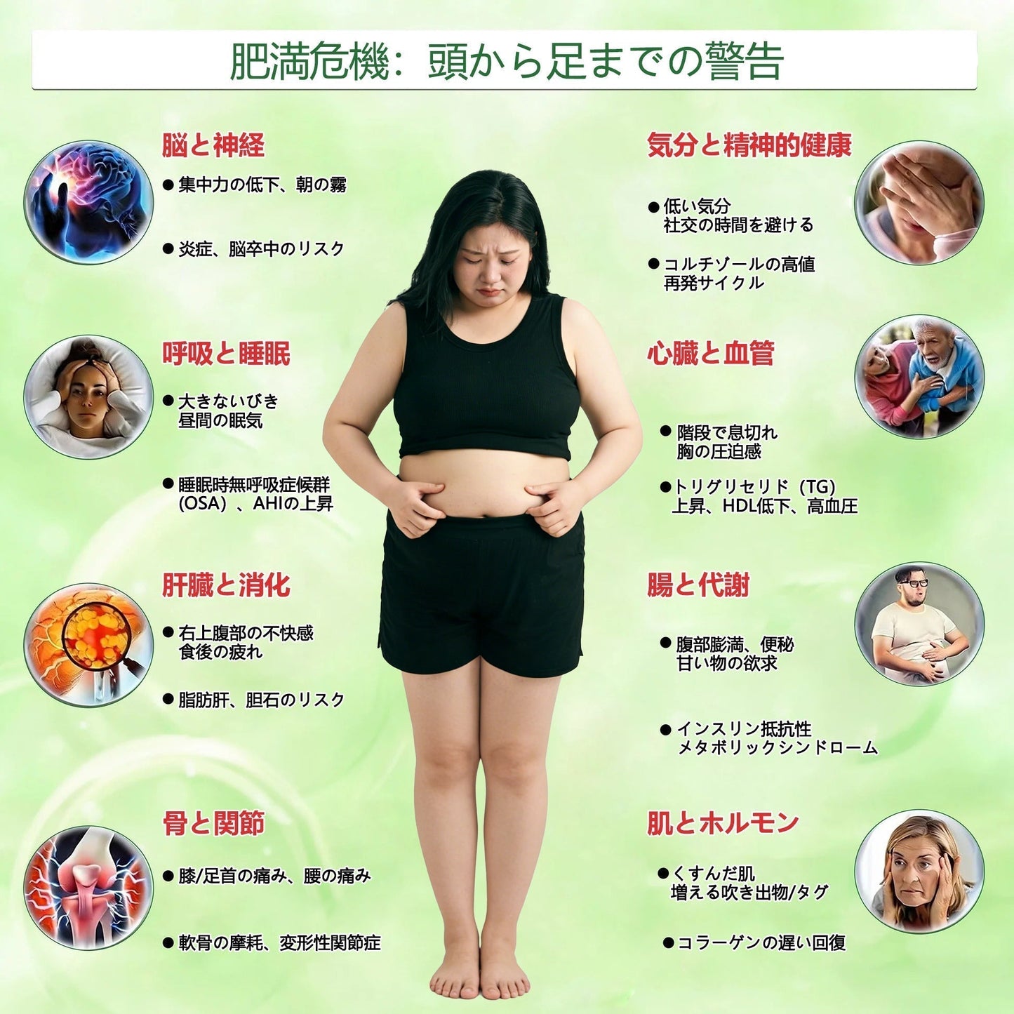 内臓脂肪対策サポート👩‍⚕️CleraNaure®＆NAD+ 8-in-1 ナノ強化フォーミュラ — 肥満、肌のたるみ、糖尿病、睡眠時無呼吸症候群、関節の悩み、その他健康上の懸念にアプローチ-  🎁
